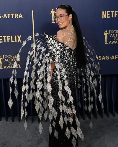 Ali Wong Stuns In Intricate Iris Van Herpen Couture Gown