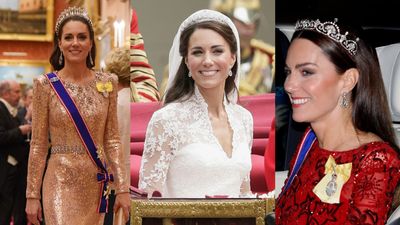 The best Kate Middleton tiara moments, from her royal wedding to state banquets at Buckingham Palace