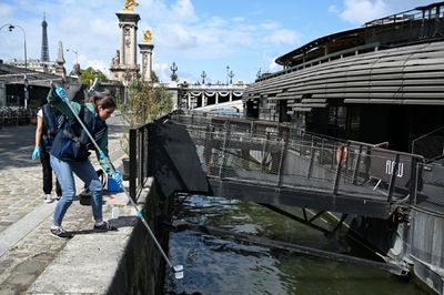 Paris Holds Its Breath For Olympic Swimming Events In Murky Seine