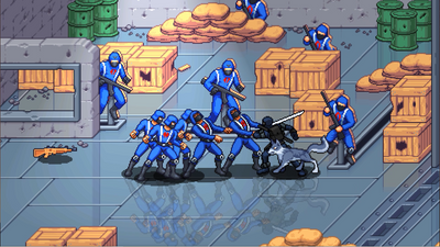 You can punch a tank in retro beat 'em up G.I. Joe: Wrath of Cobra