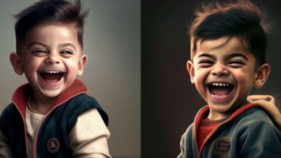 Viral: AI pictures of Virat Kohli and Anushka Sharma’s son Akaay