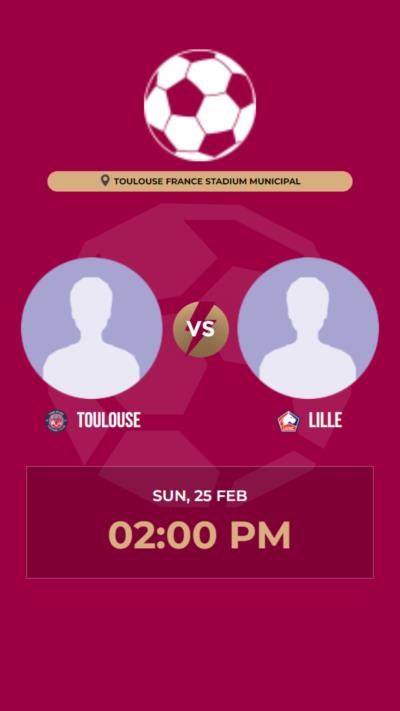 Toulouse Secures Victory Over Lille With 3-1 Scoreline.
