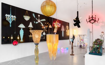 At Sadie Coles HQ, artists bring a playful sensuality to lamps