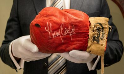 Split glove ‘worn by Muhammad Ali in Henry Cooper fight’ to be sold at auction