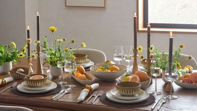 Cheery new West Elm dinnerware will get you ready for spring celebrations in no time