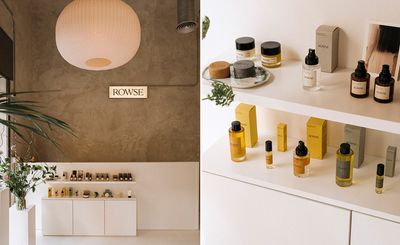The first Rowse flagship store combines natural skincare with ambient interior design