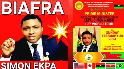 Simon Ekpa's Journey From Track Athlete To Prime Minister Of The Biafra Republic Government In Exile