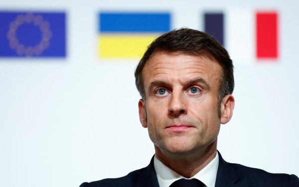 Macron refuses to rule out putting troops on ground in Ukraine in call to galvanise Europe