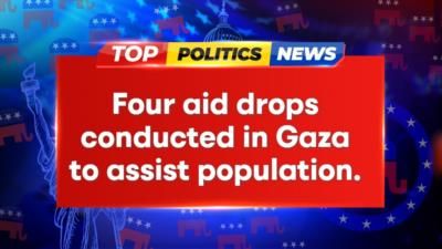 Gaza Aid Drops Spark Chaos And Desperation