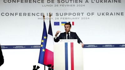 Ukraine's allies must 'jump-start' their support, Macron tells Paris summit