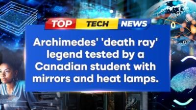 Canadian Middle Schooler Recreates Archimedes' 'Death Ray' Experiment Successfully