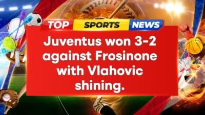 Juventus Secures Narrow Victory Against Frosinone At Allianz Stadium