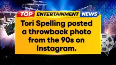 Tori Spelling Shares Iconic 90S Throwback Photo With Castmates