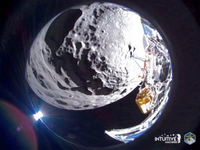 NASA's Lunar Reconnaissance Orbiter Captures Historic View Of Moon Lander