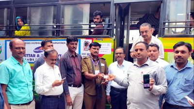 Now, passengers can use UPI to buy tickets on all NWKRTC buses