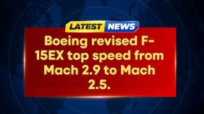 Boeing's F-15EX Top Speed Claim Amended To Mach 2.5