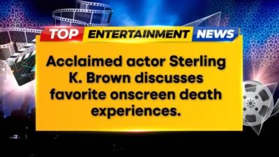 Sterling K. Brown Reflects On Favorite Onscreen Death Moments