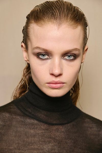 Completely Saturated Strands and Smoky Eyes Set the Beauty Scene at Milan Fashion Week Fall 2024
