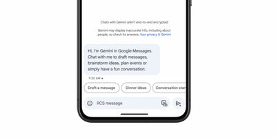 Google wants you to text Gemini in Google Messages