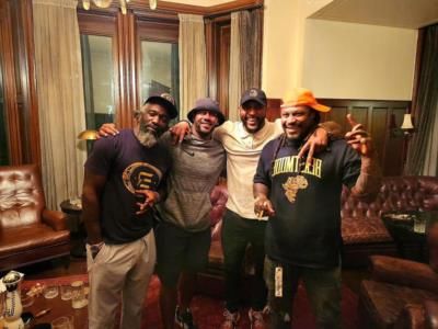 Ray Lewis Captures Genuine Camaraderie With Friends In Joyful Pose