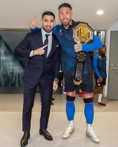 Sergio Ramos And Ilia Topuria: Champions Unite In UFC