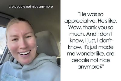 Man Is Overly Thankful To Woman For Her Kind Gesture, She’s Lost As It Wasn’t A Big Deal