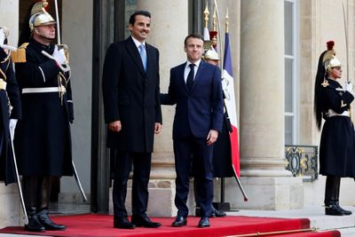 Gaza Ceasefire Efforts At Heart Of Qatar Emir's France Visit