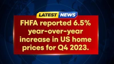 US Home Prices Show Slower Growth In Q4 2023