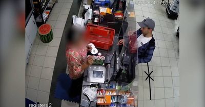 Would-be robber foiled by neighbouring shopkeeper armed with newspaper stand