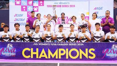 Murthal Magnets lift the inaugural JSG Women's Yuva Kabaddi Series 2024 trophy with an unbeaten record in Jaipur
