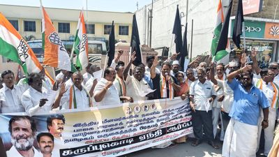 Congress cadre arrested near Vellore for black flag protest against PM Modi’s visit to T.N.