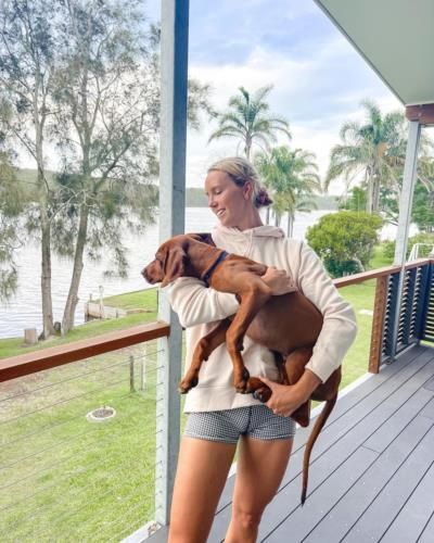 Emma Mckeon's Heartwarming Moment With Furry Friend