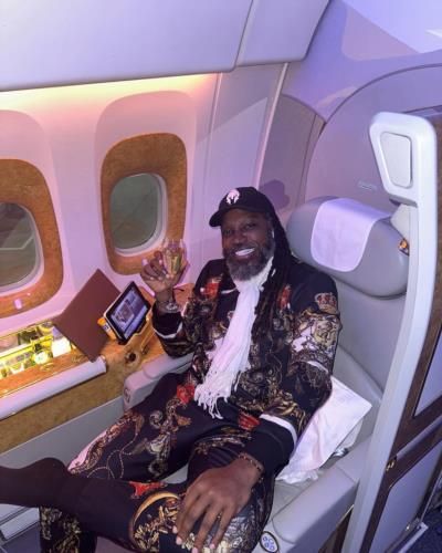 Chris Gayle: Commanding Attention And Style In Business Class Travel