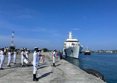 Indian coast guard ships conclude Exercise Dosti, head to Galle, Sri Lanka