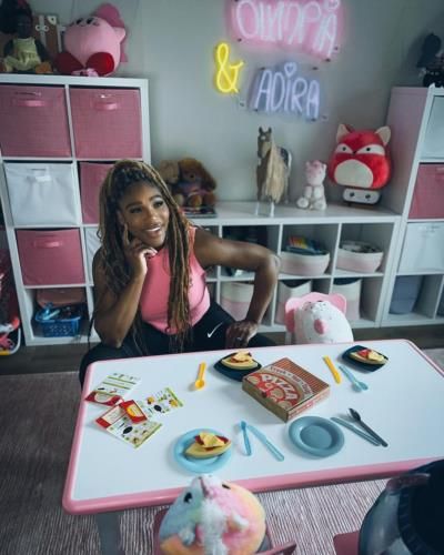 Serena Williams Embraces Family Bliss In Children's Playful Haven