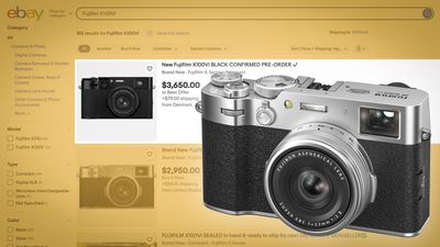 Scalpers charging DOUBLE for the Fujifilm X100VI on eBay