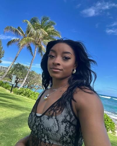 Simone Biles Stuns In Beach Attire On Instagram