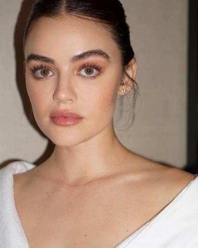 Lucy Hale Stuns In Elegant White Outfit For Photoshoot