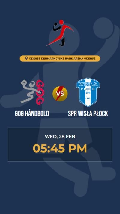 SPR Wisła Płock And GOG Håndbold Tie With 32 Points Each