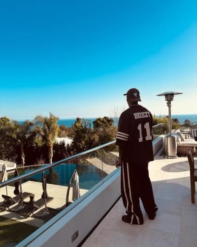 Chris Brown's Stunning View From Balcony