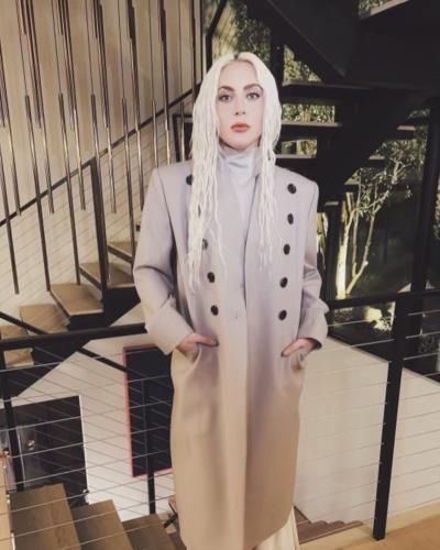 Lady Gaga's Bold Fashion Statement In Sleek Coat Photoshoot