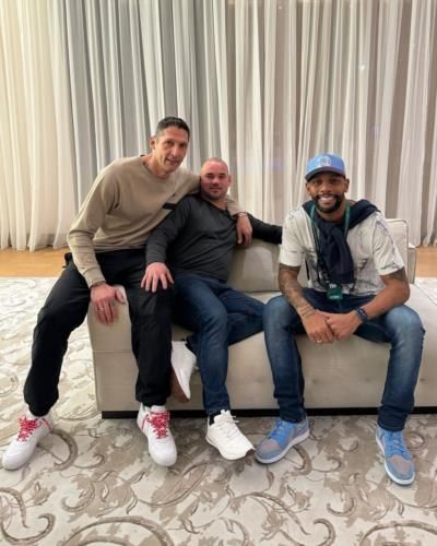 Marco Materazzi Enjoying Quality Time With Friends