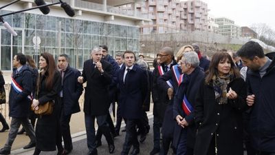 Macron inaugurates Olympic Village for 2024 Paris Games