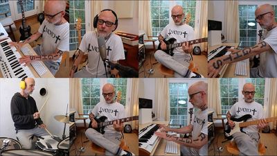 Moby plays drums, bass, guitar and keys as he re-records the 2002 single you might know best from a famous action movie series
