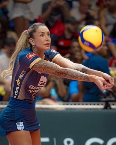 Thaisa Daher: Dominating The Volleyball Court With Skill And Intensity