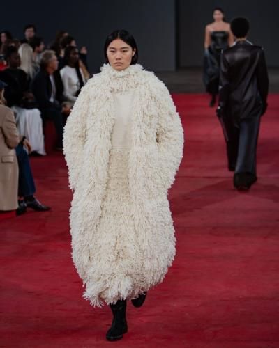 Luxurious Fur Fashion Showcases Opulent Style At NYFW Runway
