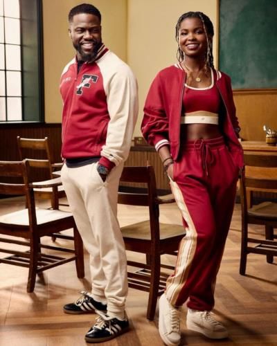 Kevin And Eniko Hart Rock Trendy Tracksuits In Stylish Pose