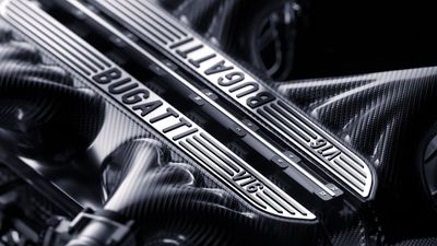 Bugatti's big, powerful new engine will power its new hybrid 'hypercar'