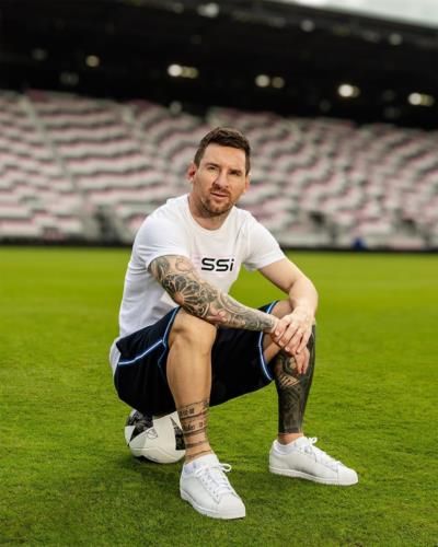 Lionel Messi: A Serene Moment On Solid Ground