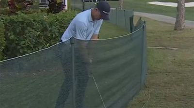 Justin Rose Miraculously Saved Par From Behind a Fence at PGA National